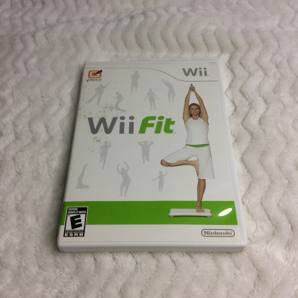 Wii Fit Nintendo Wii Fitness Video Games Clean Disc Tested with Manual CIB